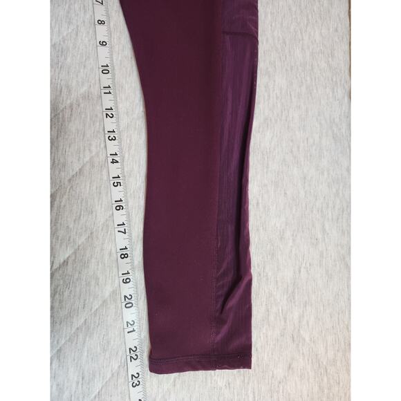Fabletics Womens  Leggings Mid Rise Compression Pockets Purple Size Medium - Picture 7 of 7